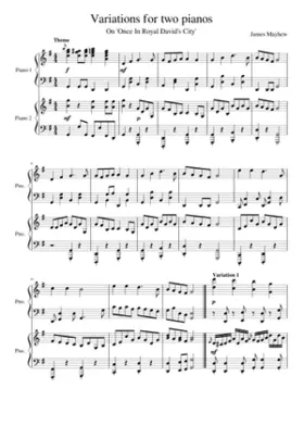 Once In Royal David's City