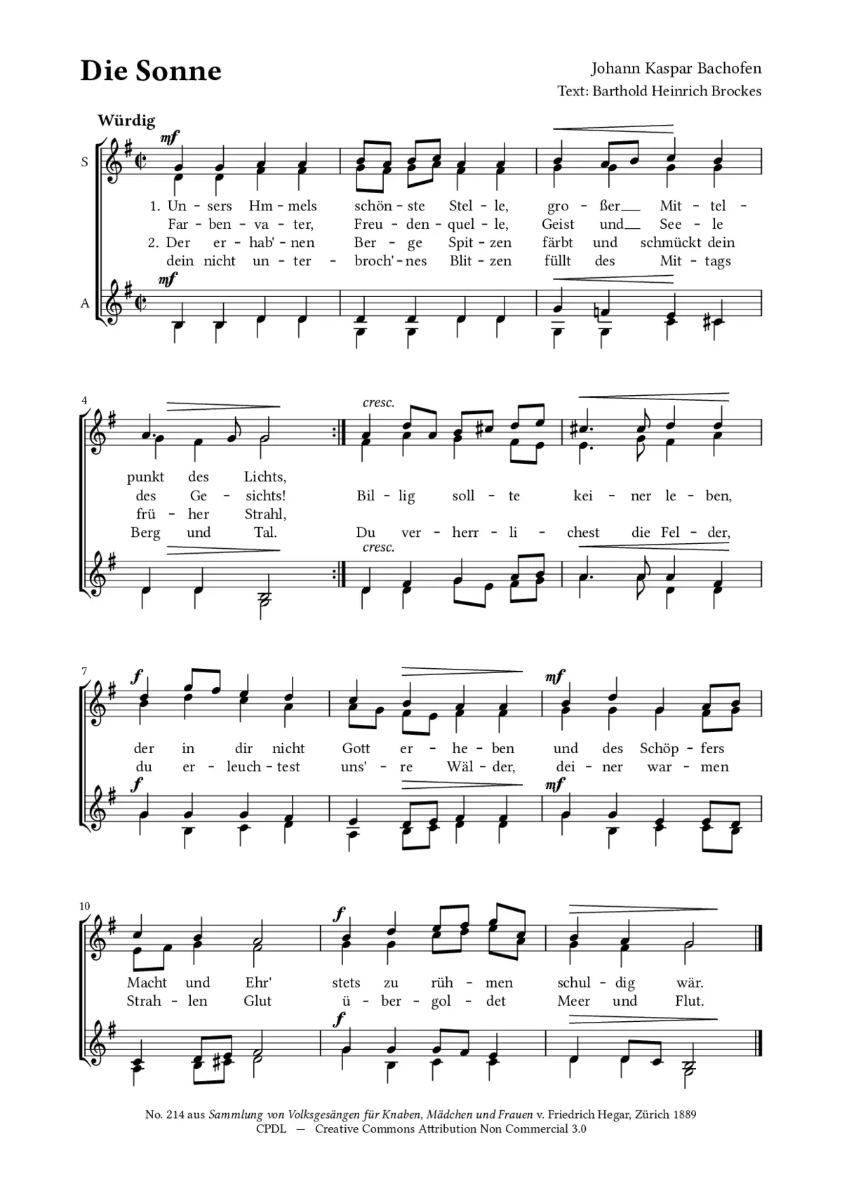 Die Sonne - Page 1