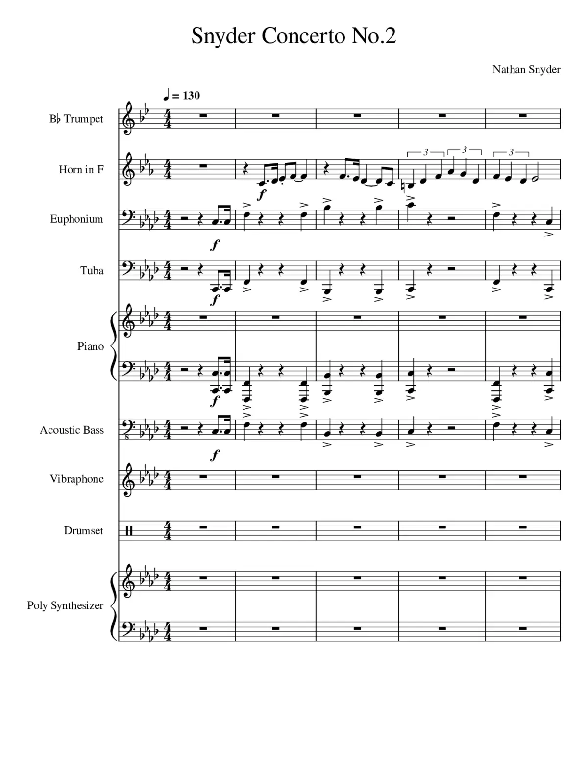 Snyder Concerto No.2 - Page 1