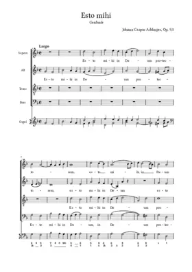 Esto mihi, Op. 9, No. 5
