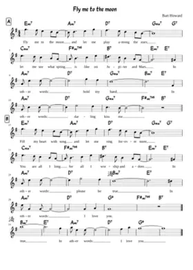 Fly me to the Moon Gmajor