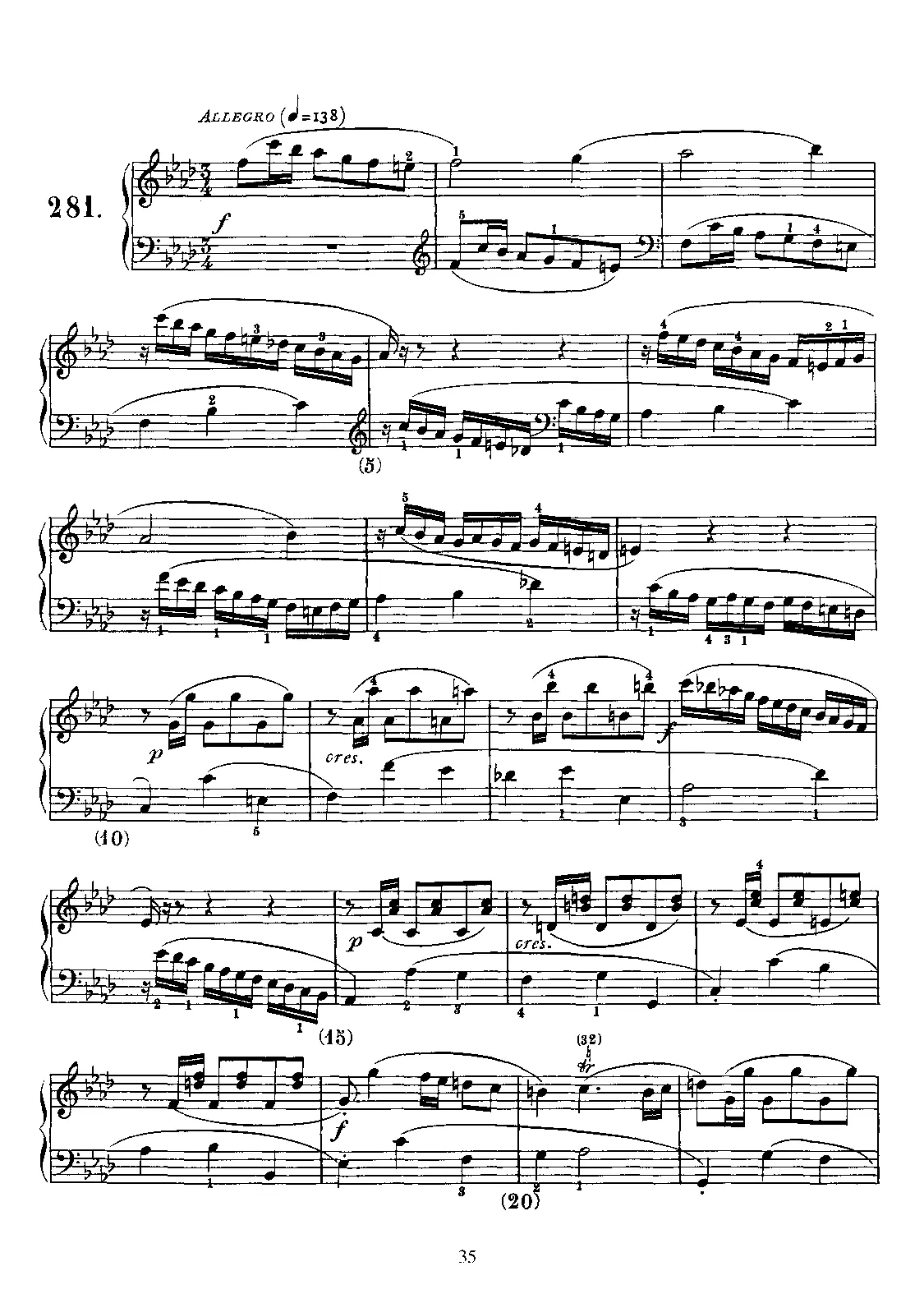 Keyboard Sonata in F minor - Page 1