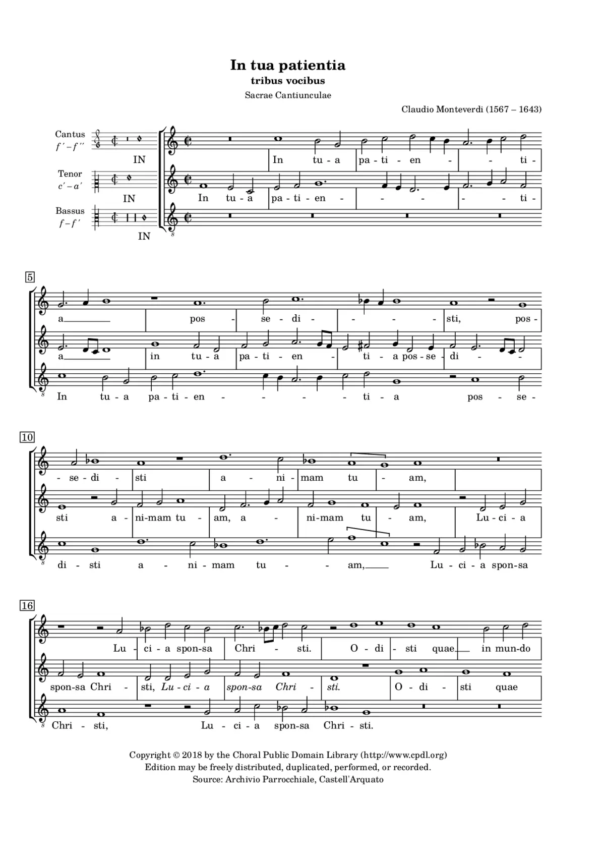 In tua patientia - Page 1