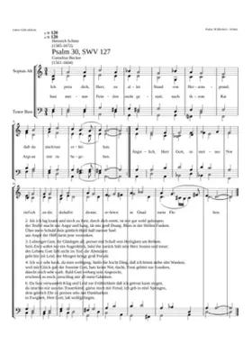Ich preis dich Herr zu aller Stund SWV 127