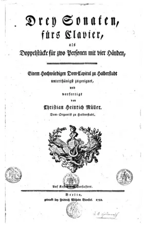 3 Sonatas for Keyboard 4-Hands