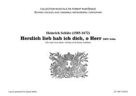 Herzlich lieb hab ich dich, o Herr