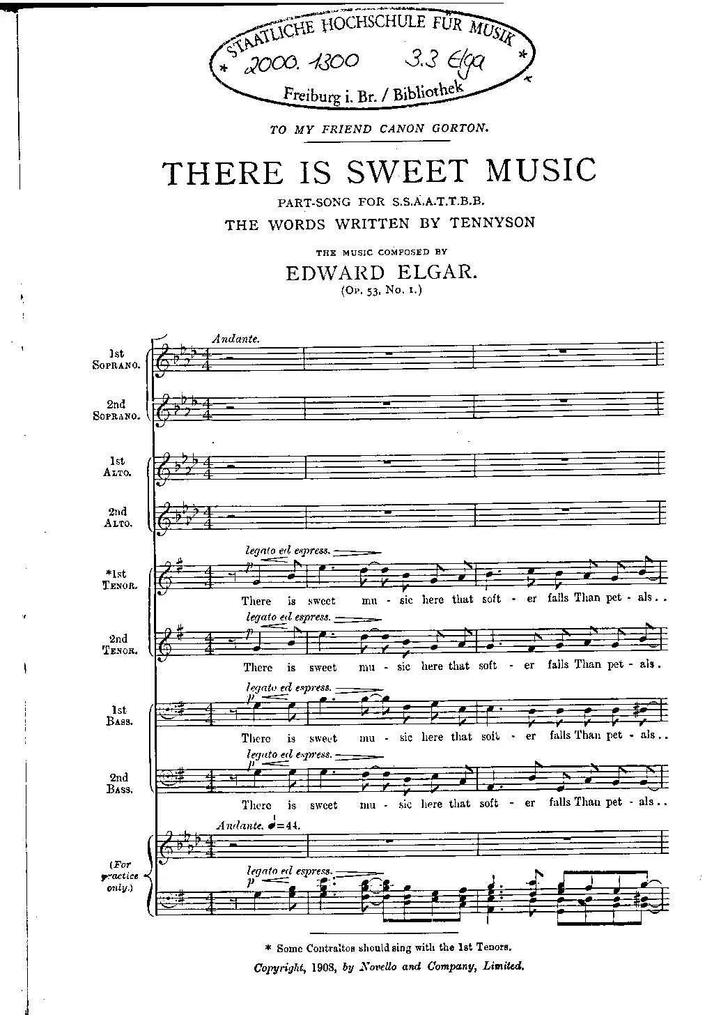 4 Part Songs - Page 1