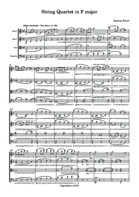 String Quartet in F major