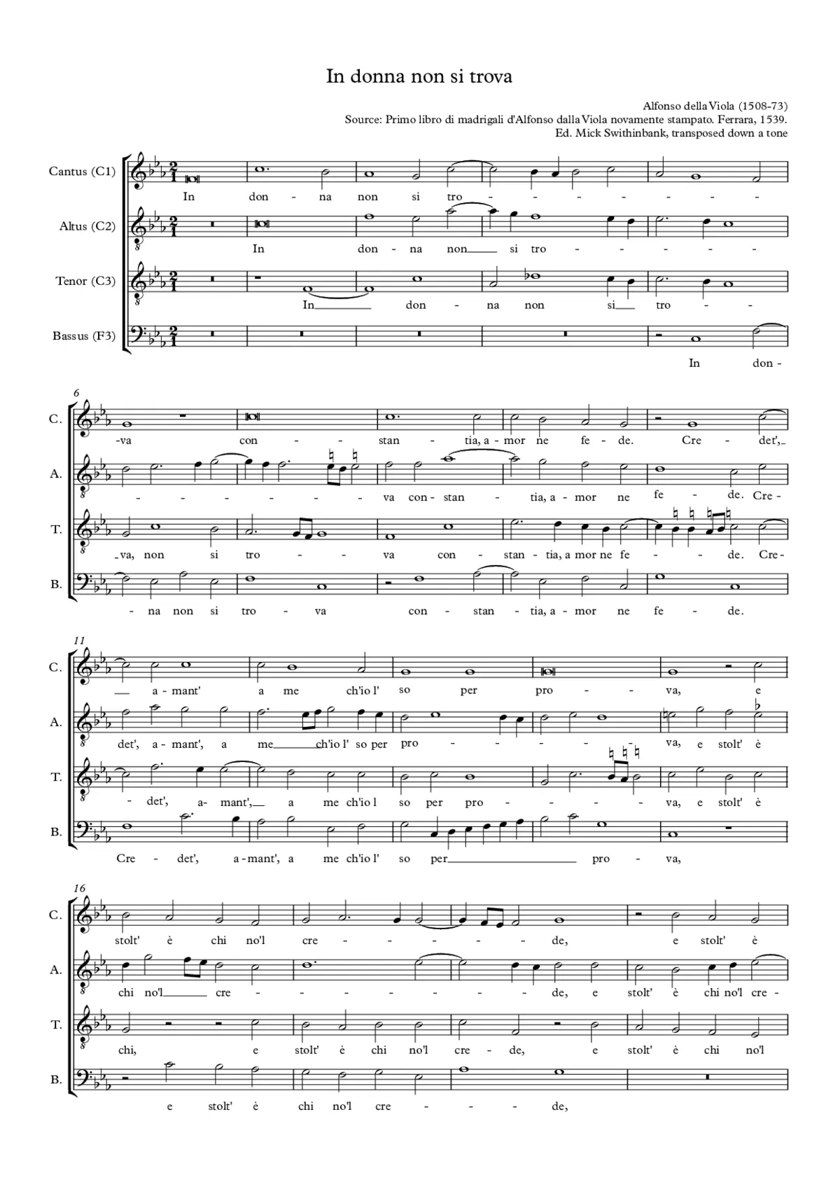 In donna non si trova - Page 1