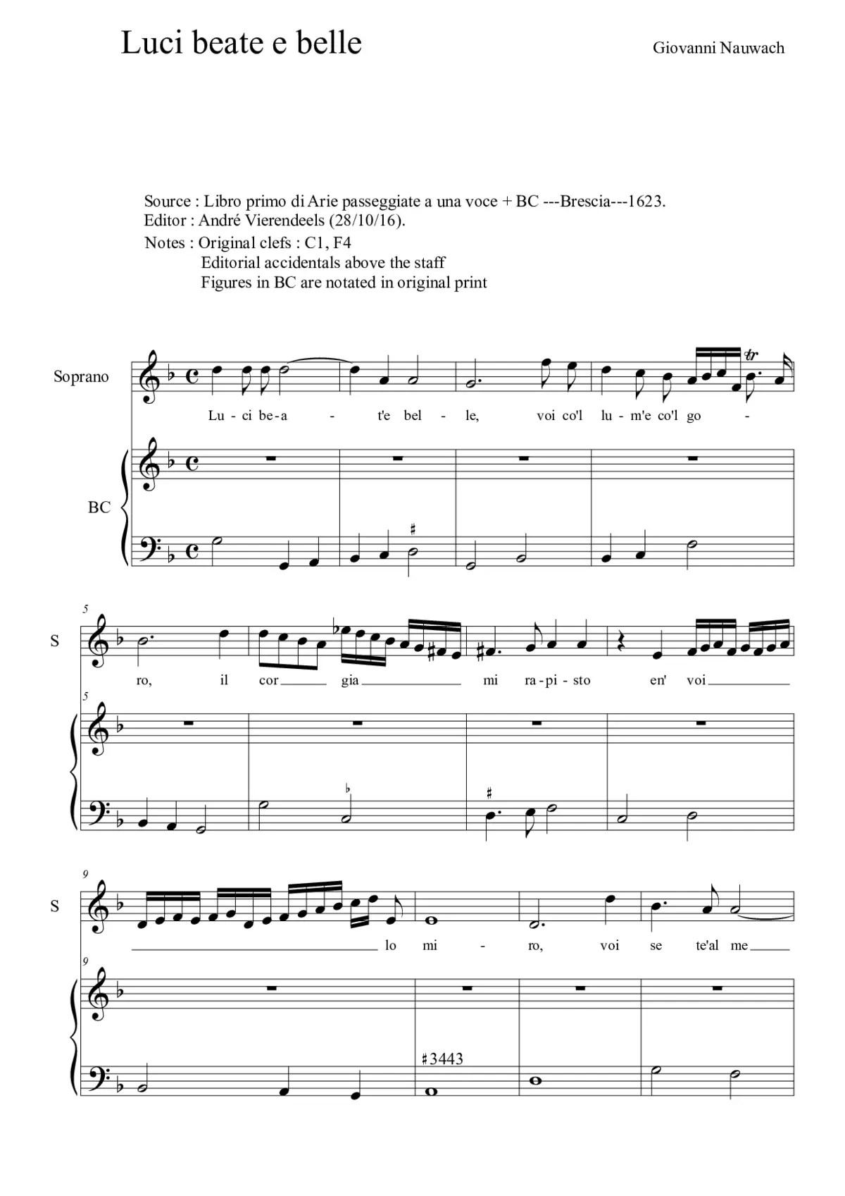 Luci beate e belle - Page 1
