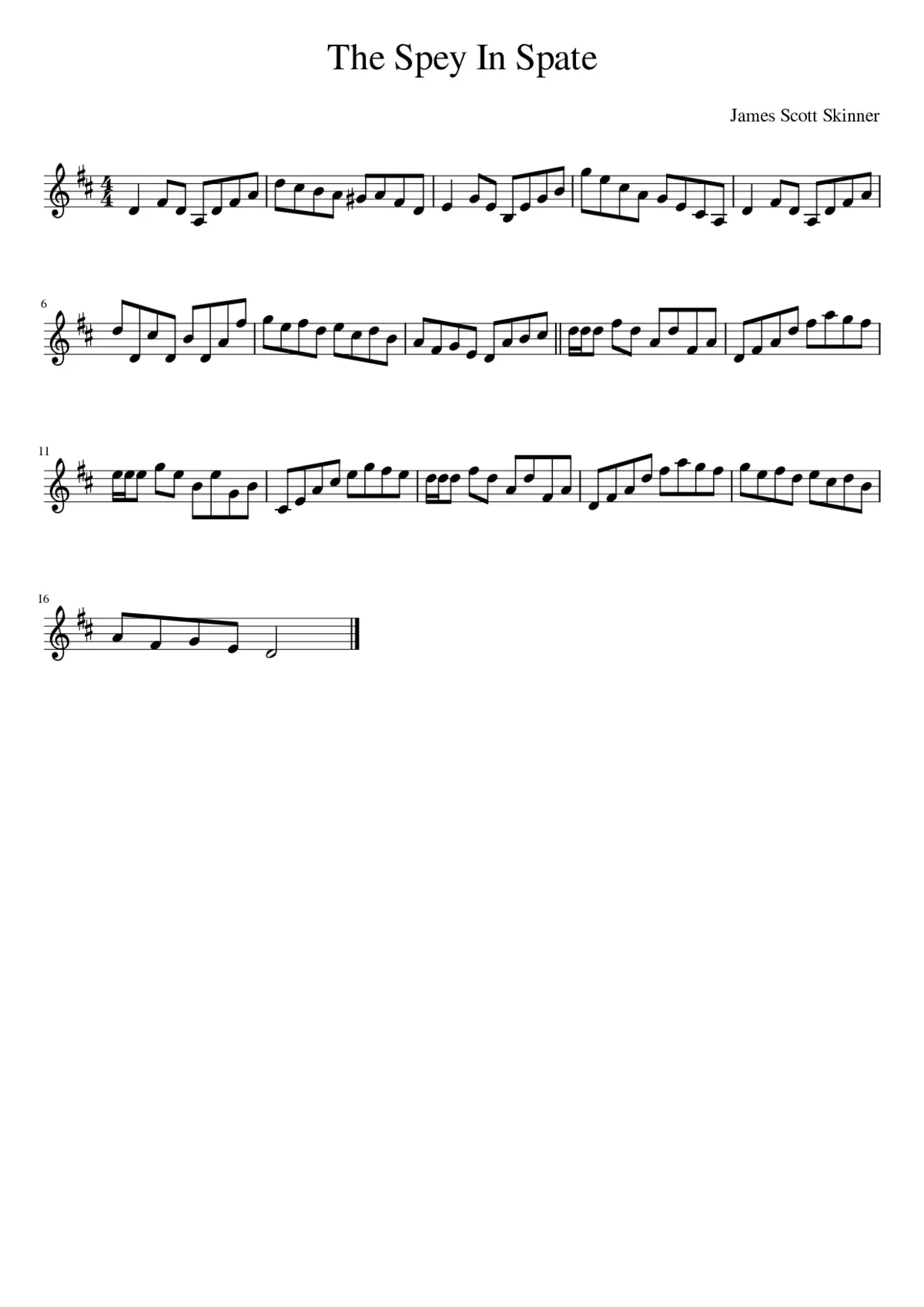 The Spey In Spate - Page 1