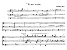 Sept Improvisations