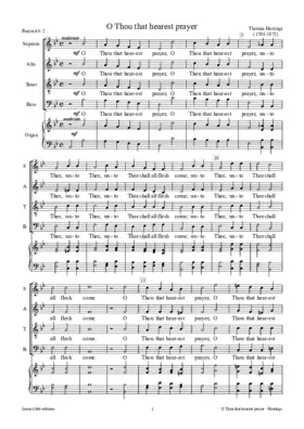 O Thou that hearest prayer