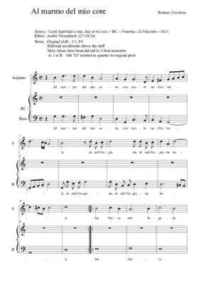 Al marmo del mio core