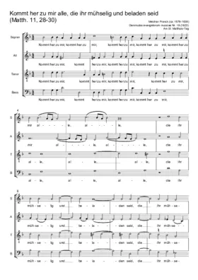 Kommt her zu mir alle