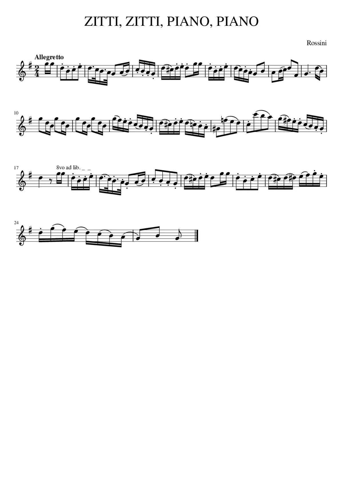 ZITTI ZITTI. - Page 1