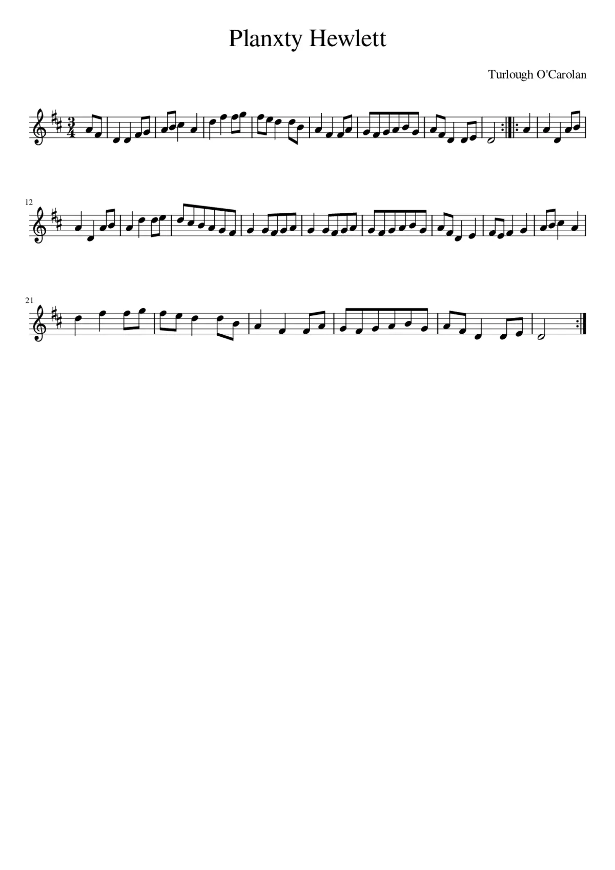 Planxty Hewlett - Page 1