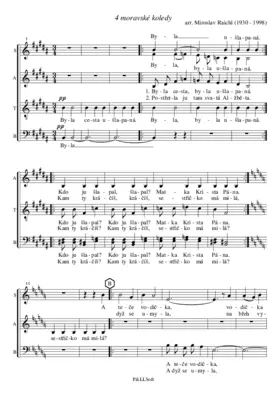 4 moravské koledy