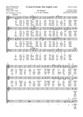 O God of hosts, the mighty Lord