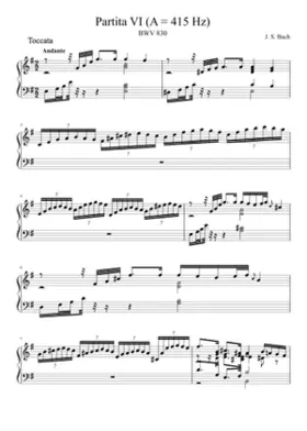 Partita in E minor BWV 830