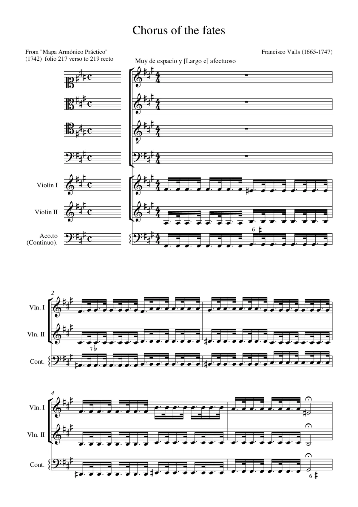 Chorus of the fates (Salid del Averno) - Page 1