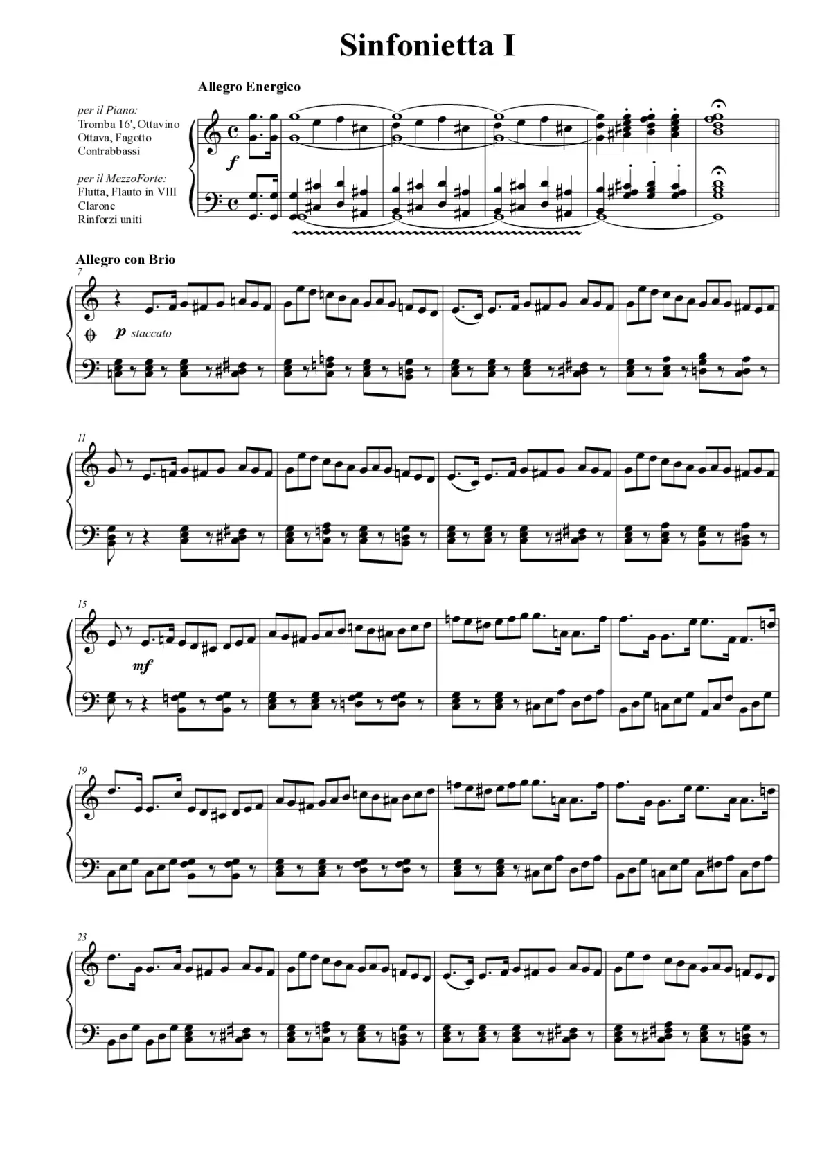 12 Sinfoniette - Page 1