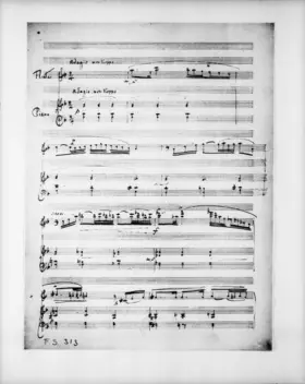 Morceau de Concours for Flute and Piano