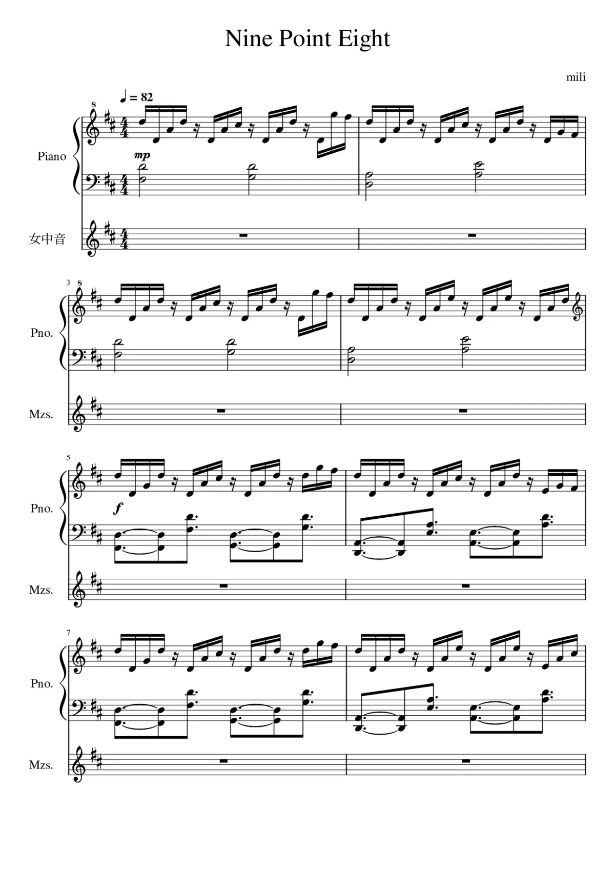 nine point eight - Page 1