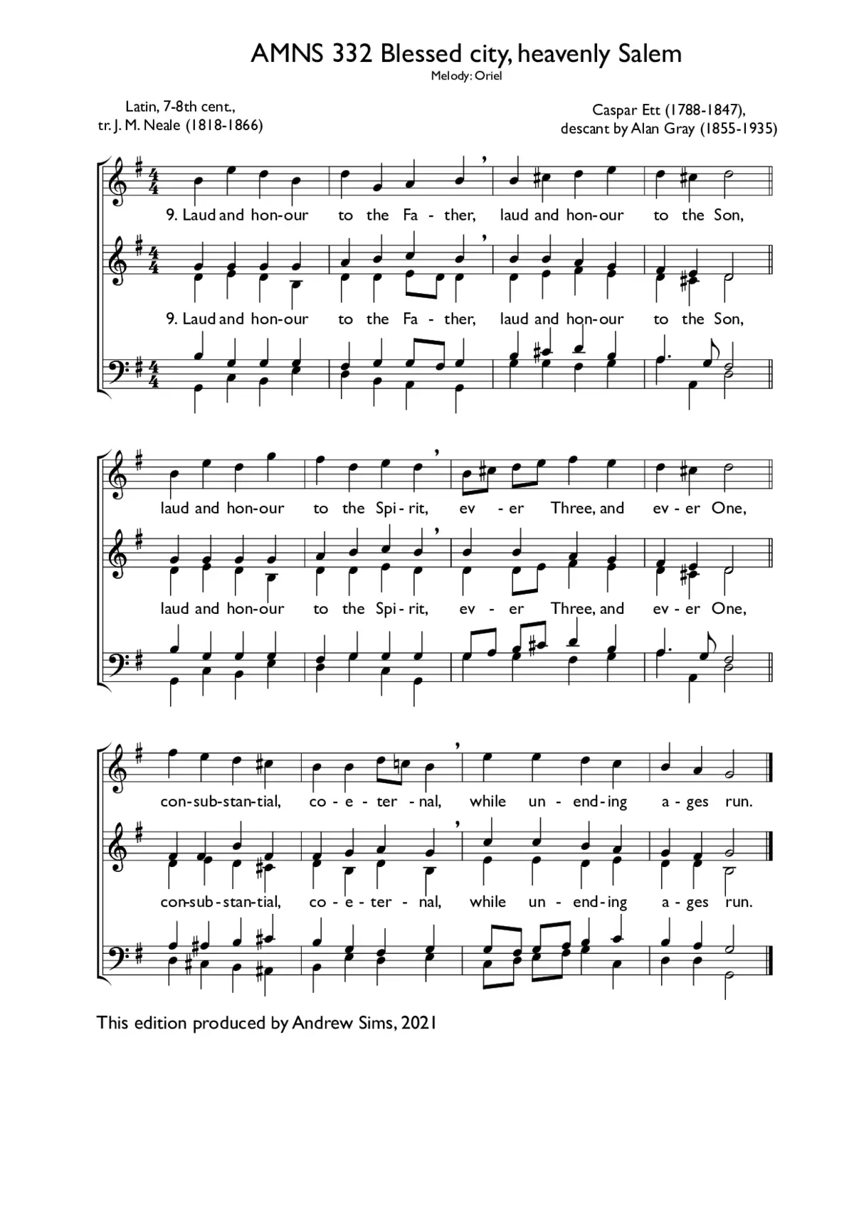 Blessed city, heavenly Salem - Page 1