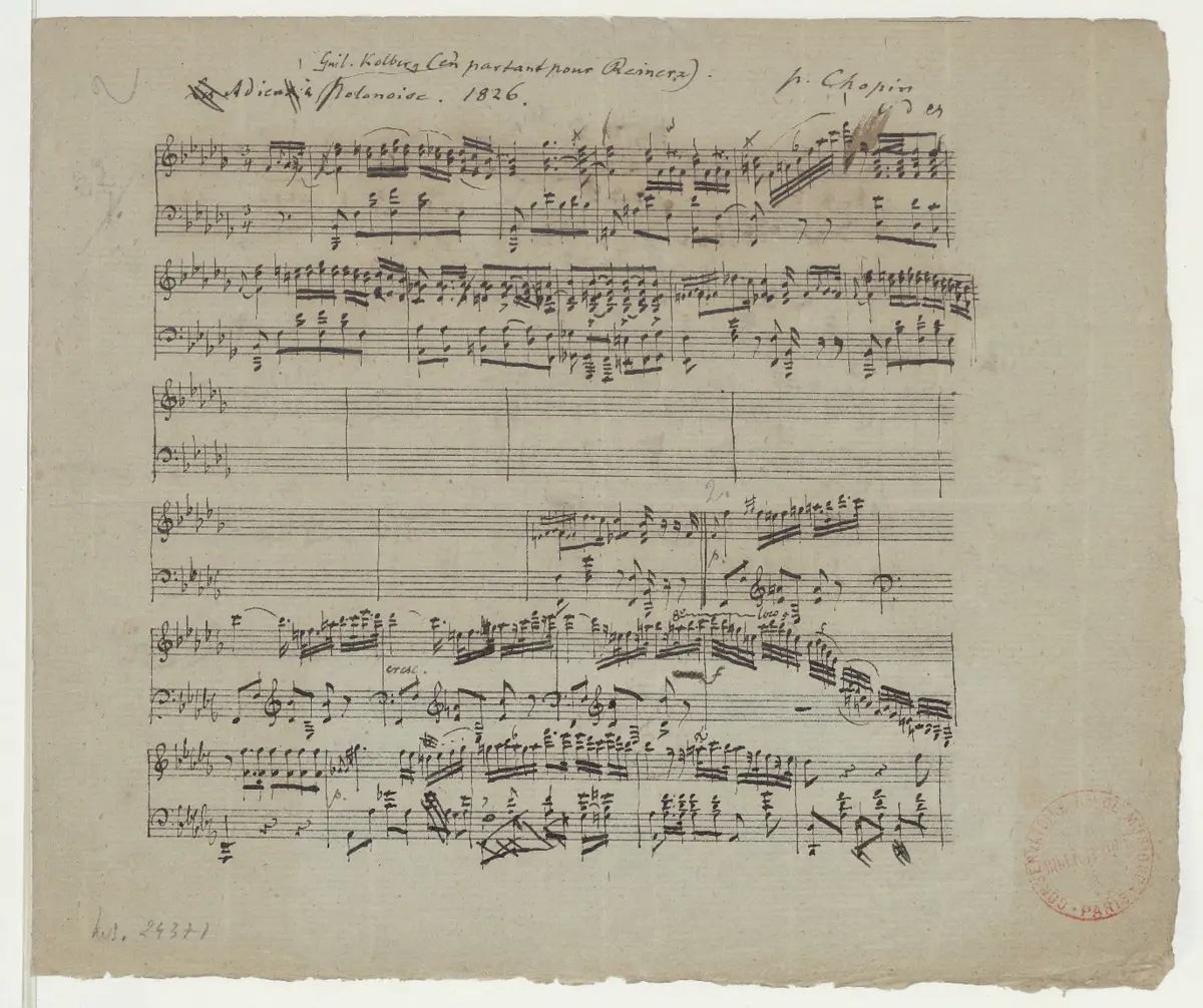 Polonaise in B-flat minor - Page 1