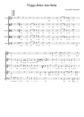 Veggo dolce mio bene