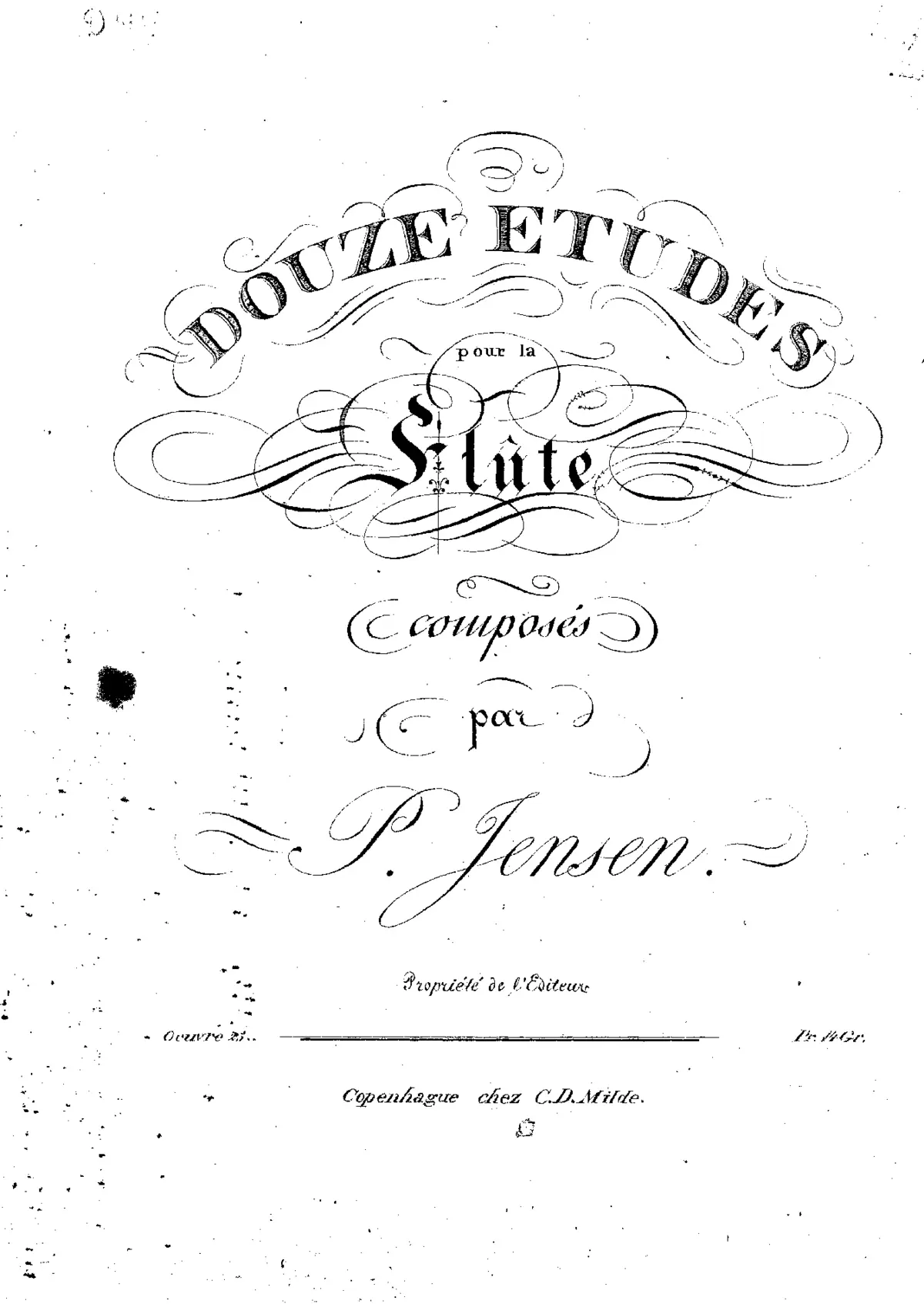 12 Etudes for Flute - Page 1