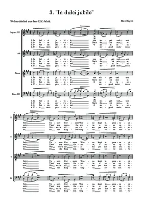 In dulci jubilo, WoO VI/13, No. 3