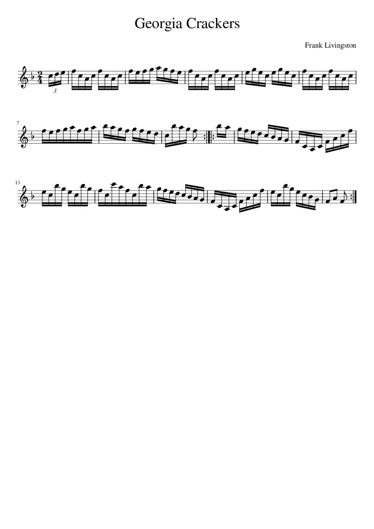 Georgia Crackers - Page 1