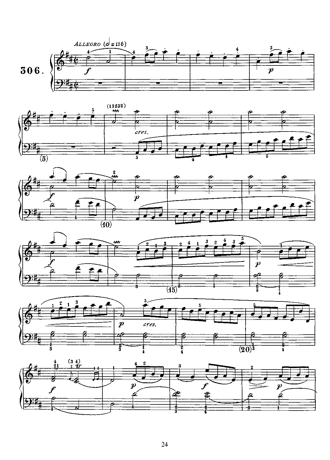 Keyboard Sonata in D major - Page 1