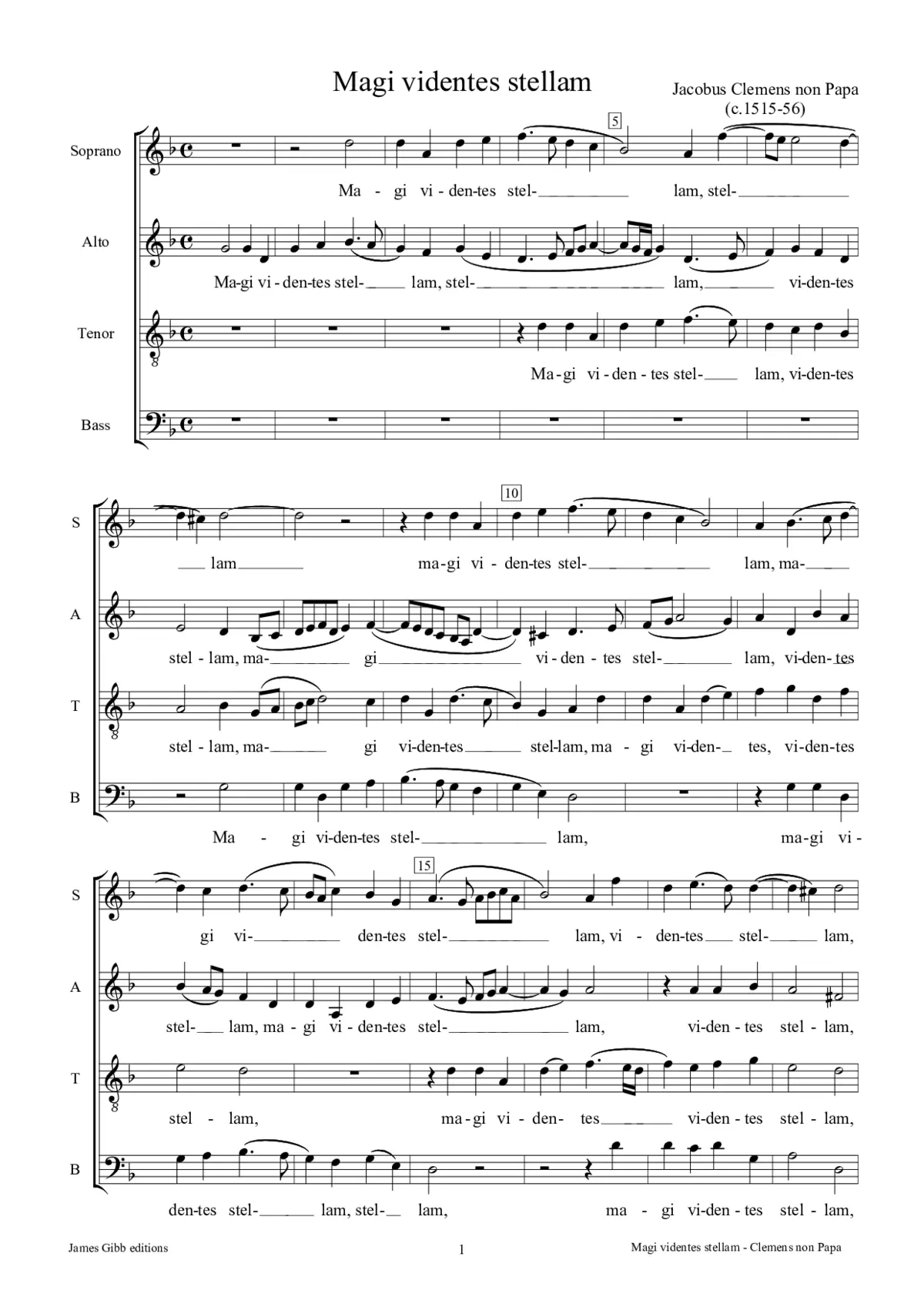 Magi videntes stellam - Page 1