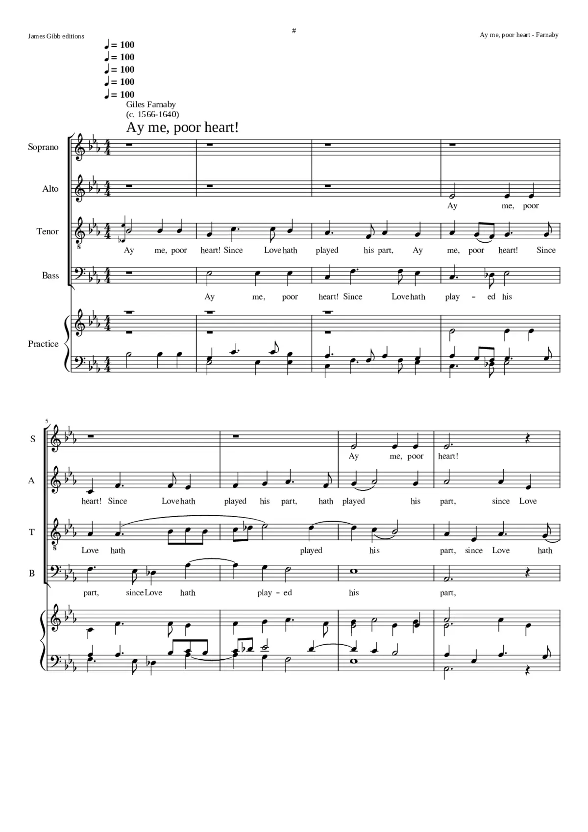 Ay me poor heart! - Page 1