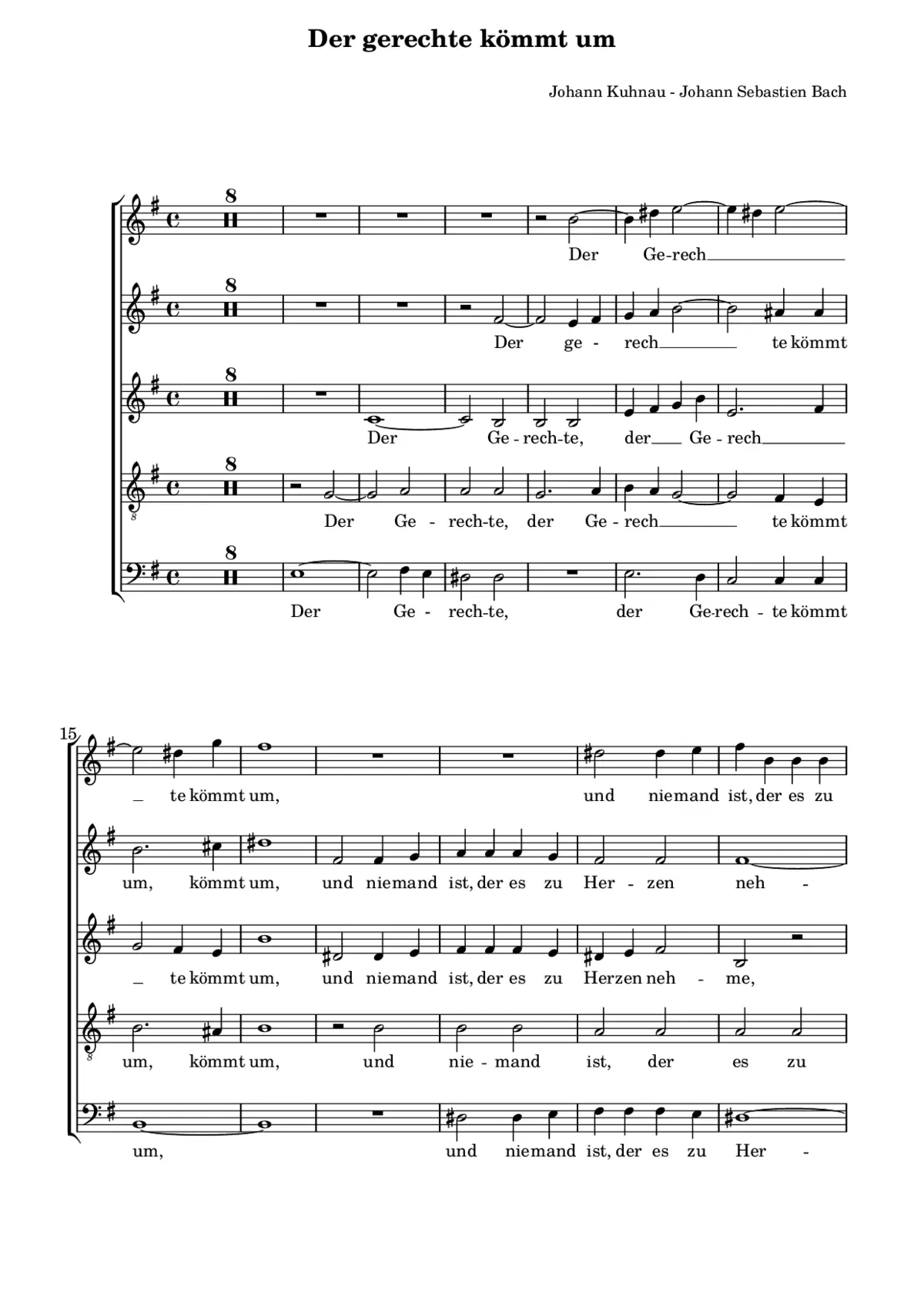 Der Gerechte kömmt um - Page 1