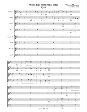 Missa Ego sum panis vitae