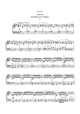 Duettino in G major