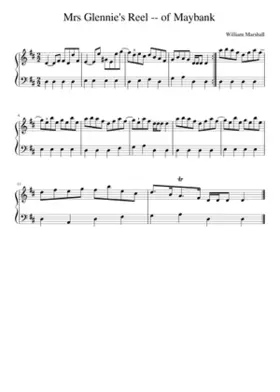 Mrs Glennie's Reel -- of Maybank