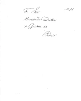 Marche du ballet de Cendrillon