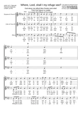 Where Lord shall I my refuge see?