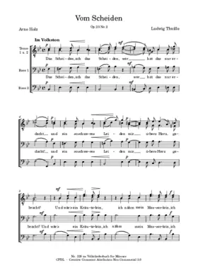 Vom Scheiden, Op.23 No.2