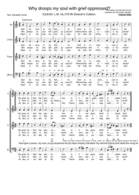 Why droops my soul with grief oppressed?