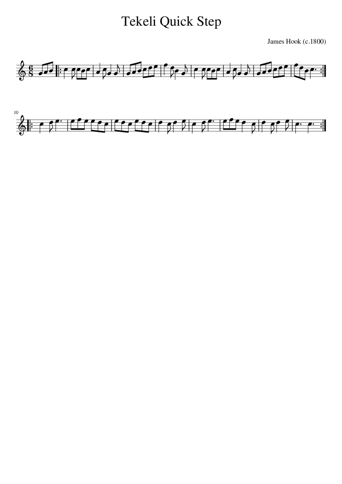 Tekeli Quick Step - Page 1