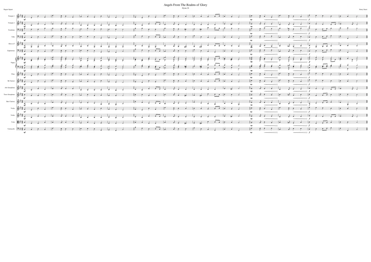 Angels From The Realms of Glory - Page 1