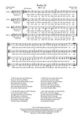 Herr, schaff mir Recht, nimm dich mein an, SWV 123