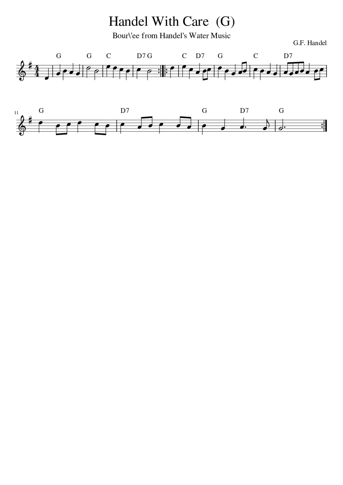 Handel With Care (G) - Page 1