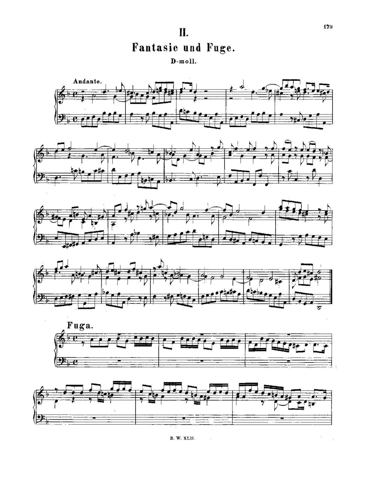 Fantasia and Fugue - Page 1